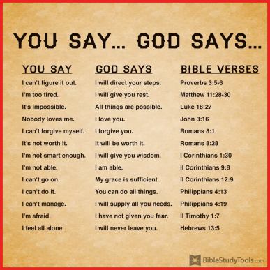 God says