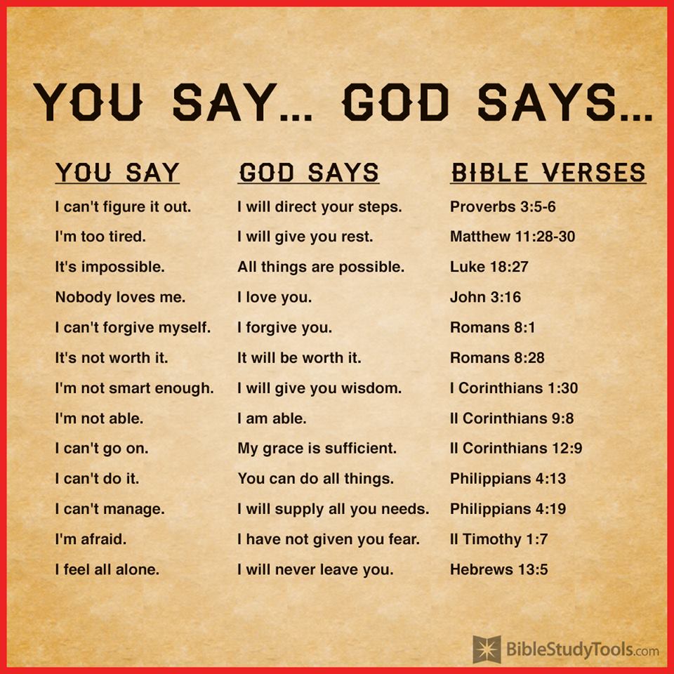 God says