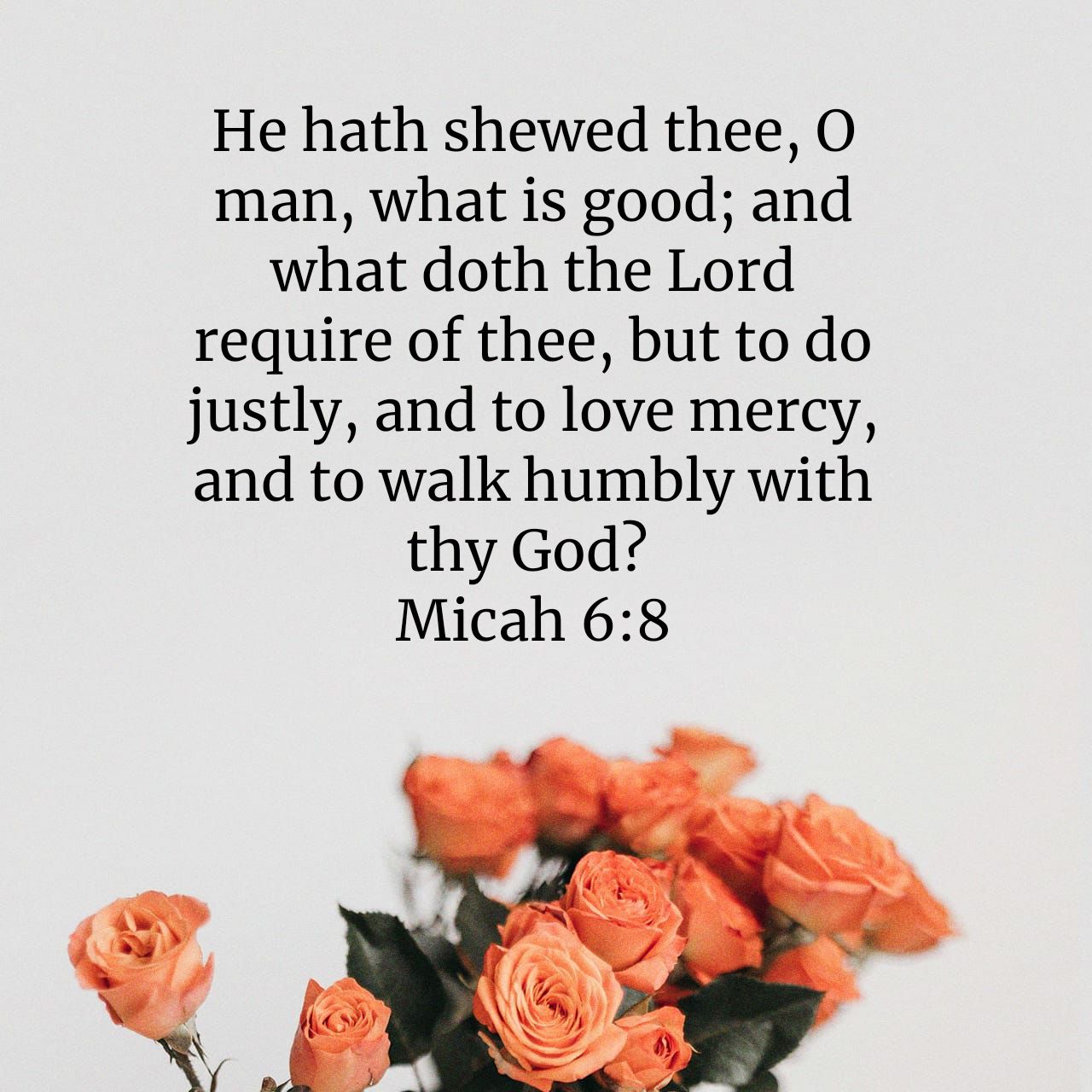 What does the Lord require? – The Living Message of Christ